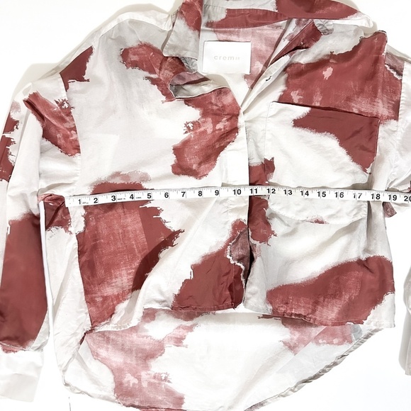 Crem38 RARE Moresca Printed Cotton Silk Blend‎ Shirt - Size Medium - Picture 4 of 11